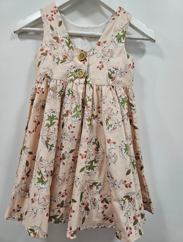 Handmade Twirling party dress - Ava floral print - Luna Bella Designs