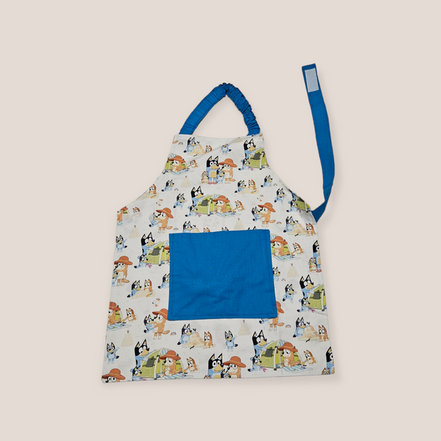 Handmade Boys Aprons size 3 - 7 years old - Luna Bella Designs