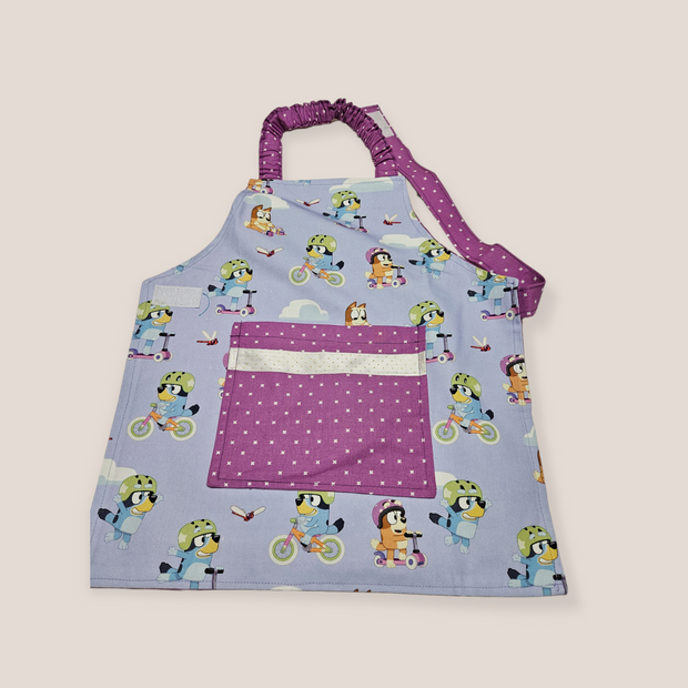 Handmade Girls Aprons size 3 - 7 years old - Luna Bella Designs