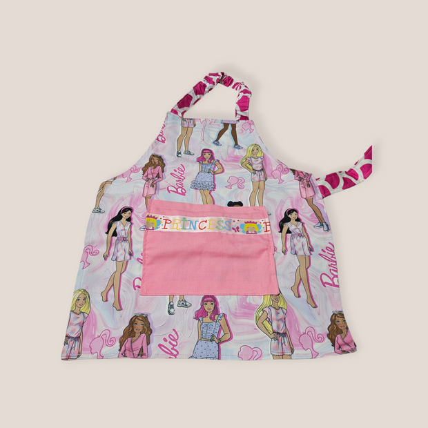 Handmade Girls Aprons size 3 - 7 years old - Luna Bella Designs