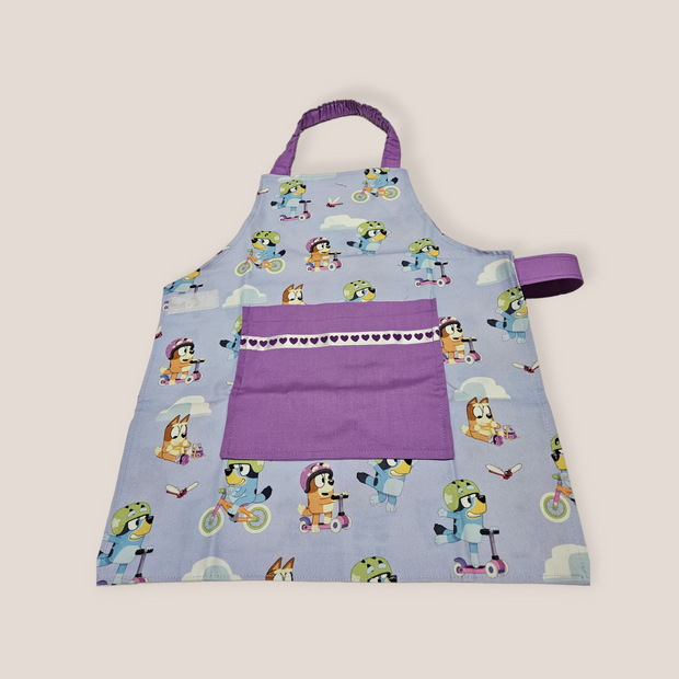 Handmade Boys Aprons size 3 - 7 years old - Luna Bella Designs