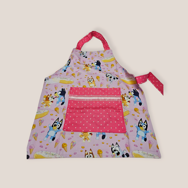 Handmade Girls Aprons size 3 - 7 years old - Luna Bella Designs