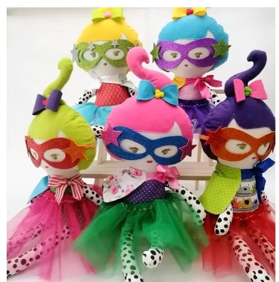 Super hero dolls - Luna Bella Designs