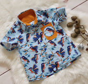 Handmade Boys Shirts - Luna Bella Designs