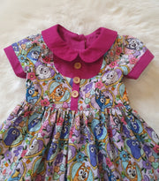 Handmade - Bluey Dress - Luna Bella Designs