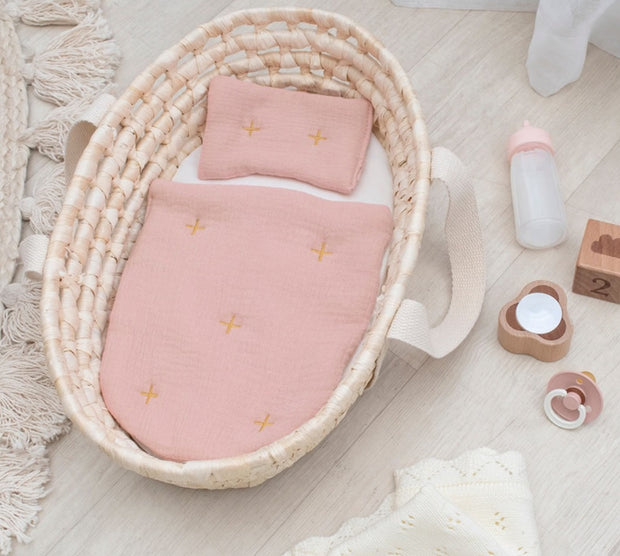 Moses Doll carry basket - Luna Bella Designs