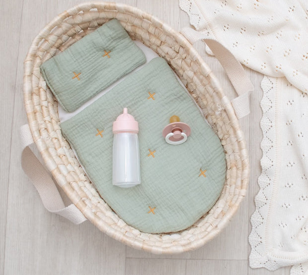 Moses Doll carry basket - Luna Bella Designs