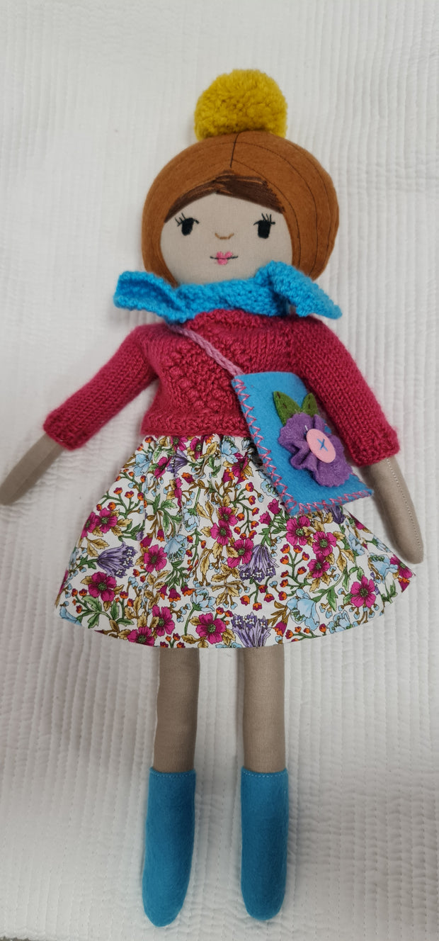 Ellie - Handmade heirloom Doll - Luna Bella Designs
