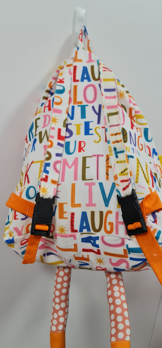 Handmade Carry backpack bag plus doll - Luna Bella Designs