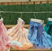 Rainbow petticoat tutu skirt - Luna Bella Designs